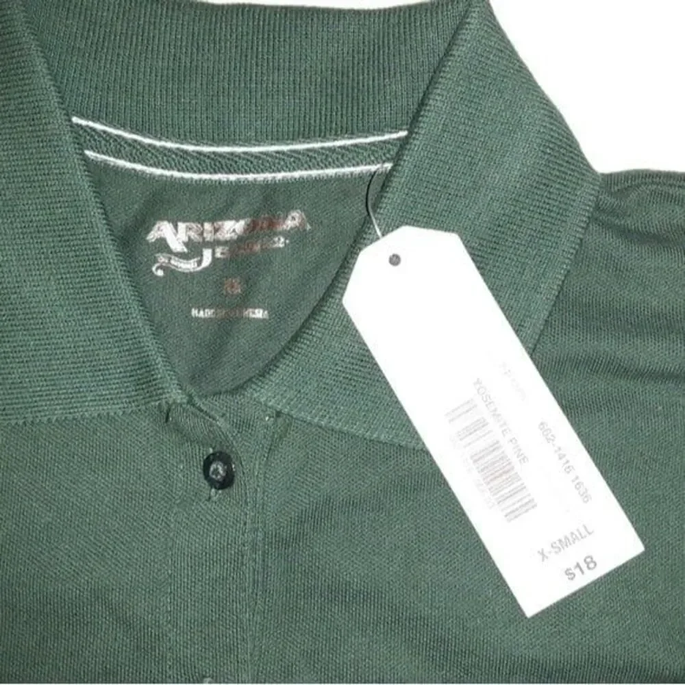 Arizona Jeans Yosemite Pine Company XS Polo NWT